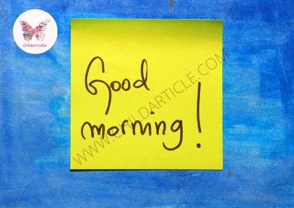 Good Morning Messages 2021 | ChildArticle